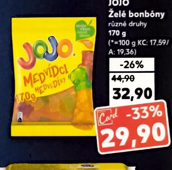 Jojo Želé bonbóny