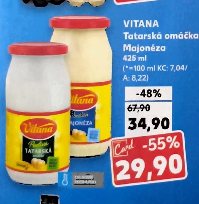 Vitana Tatarská omáčka / Majonéza