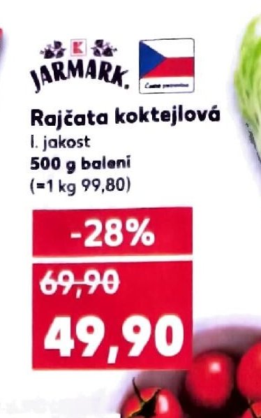 Rajčata koktejlová