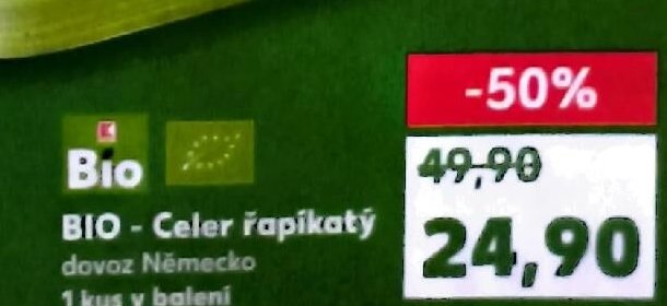 BIO - Celer řapíkatý