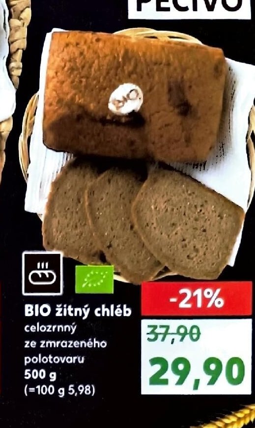 BIO žitný chléb