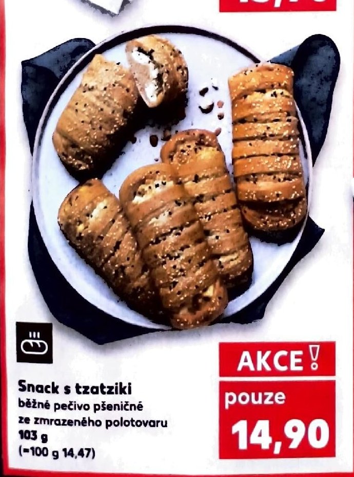 Snack s tzatziki