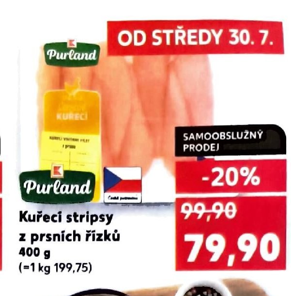 Kuřecí stripsy z prsních řízků