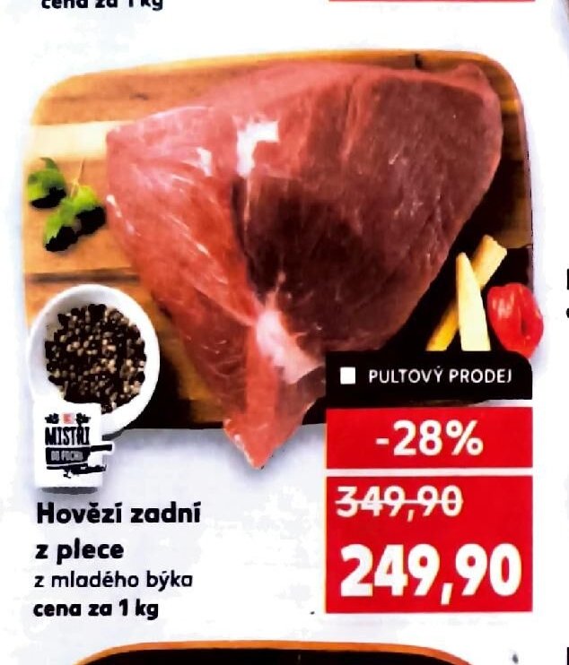 Hovězí zadní z plece