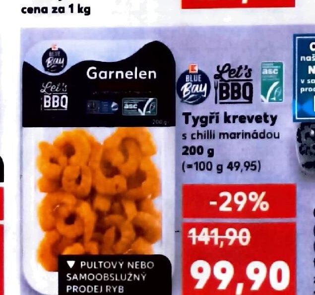 Let's BBQ Tygří krevety s chilli marinádou