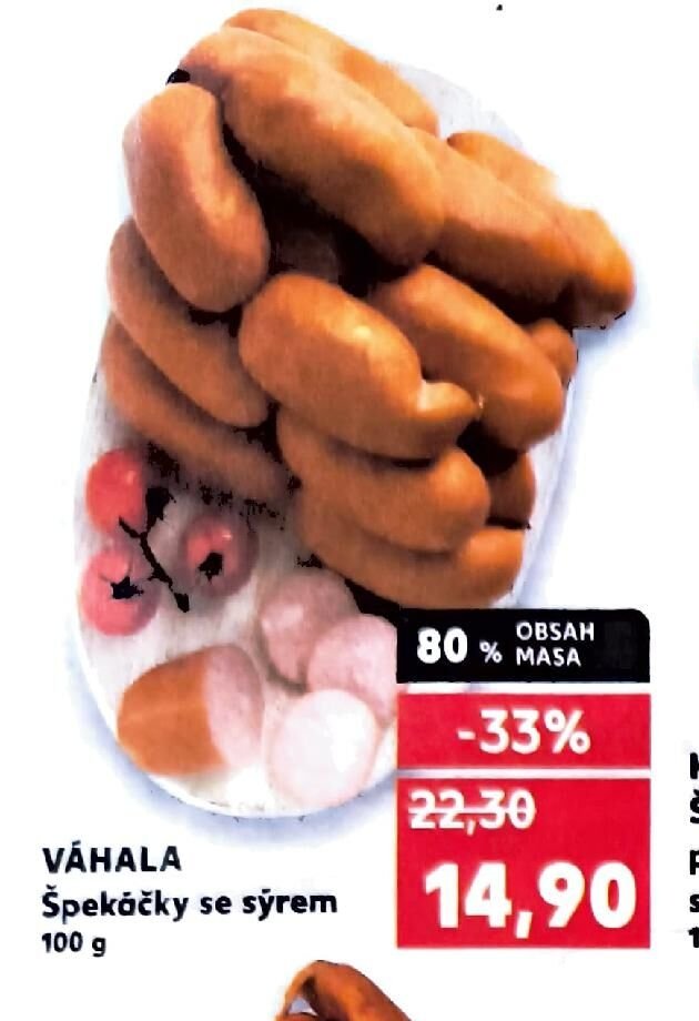 VÁHALA Špekáčky se sýrem