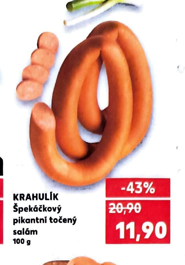 KRAHULÍK Špekáčkový pikantní točený salám