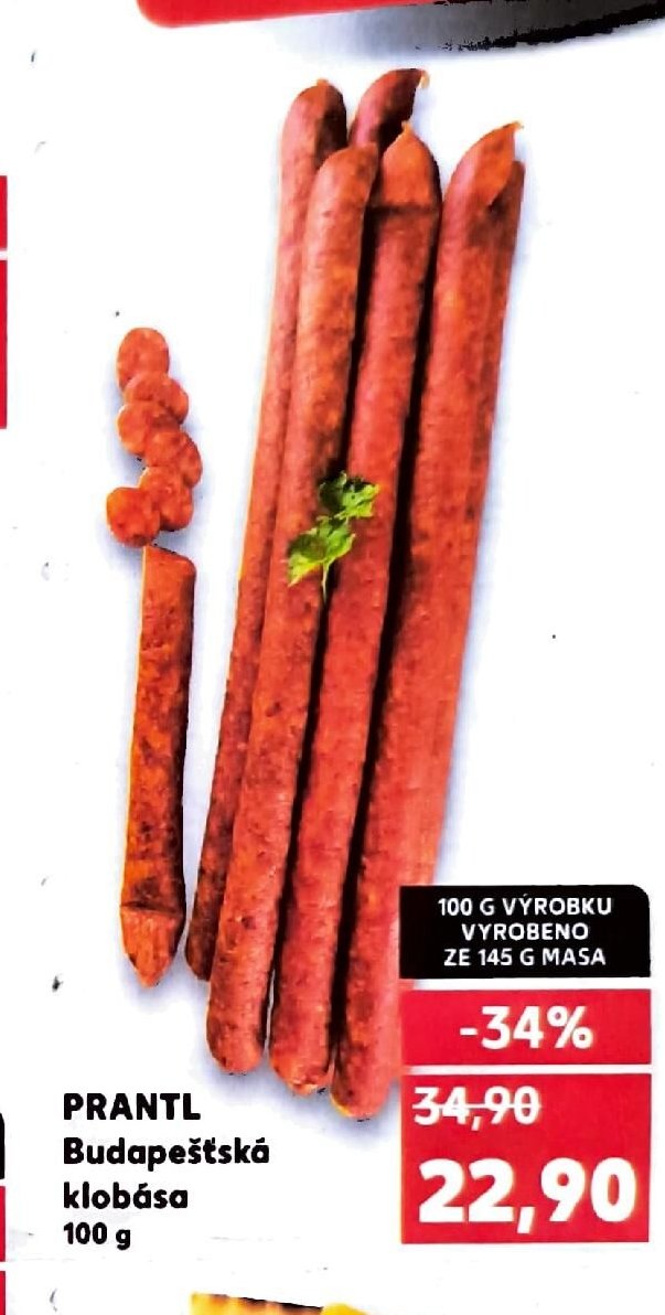 PRANTL Budapešťská klobása