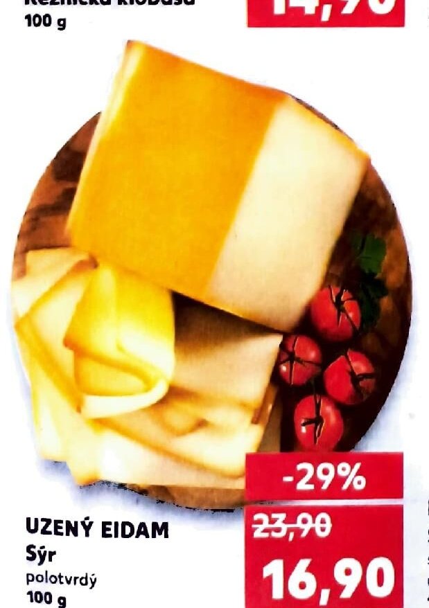 UZENÝ EIDAM Sýr