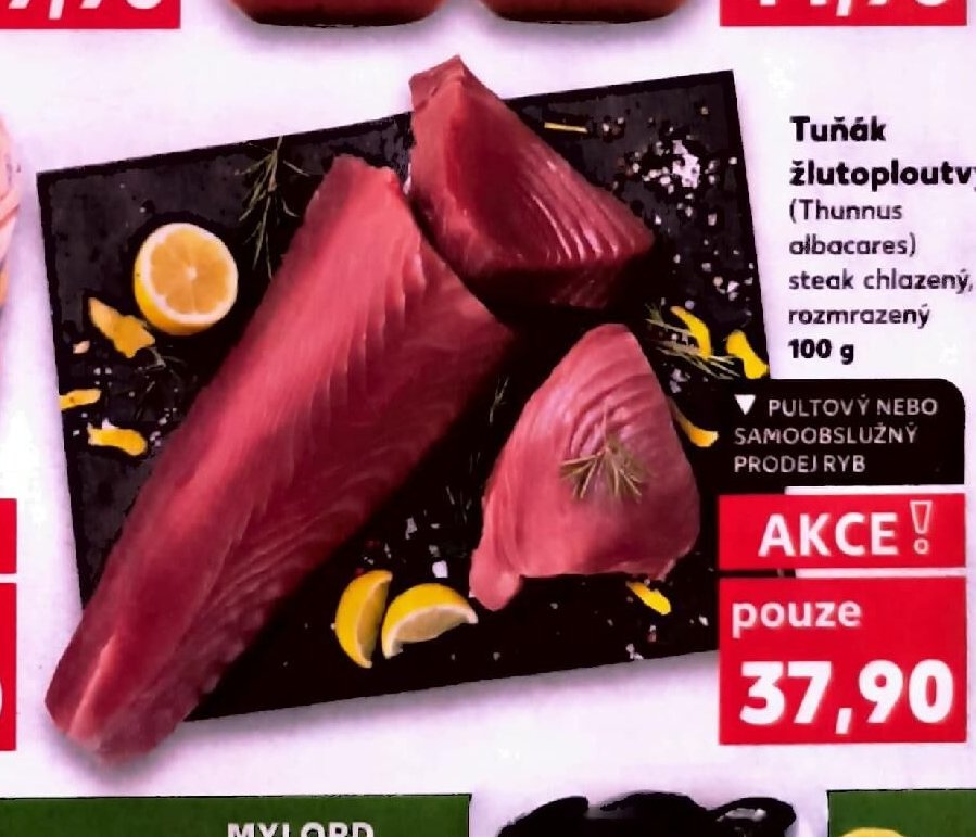 Tuňák žlutoploutvý 100 g