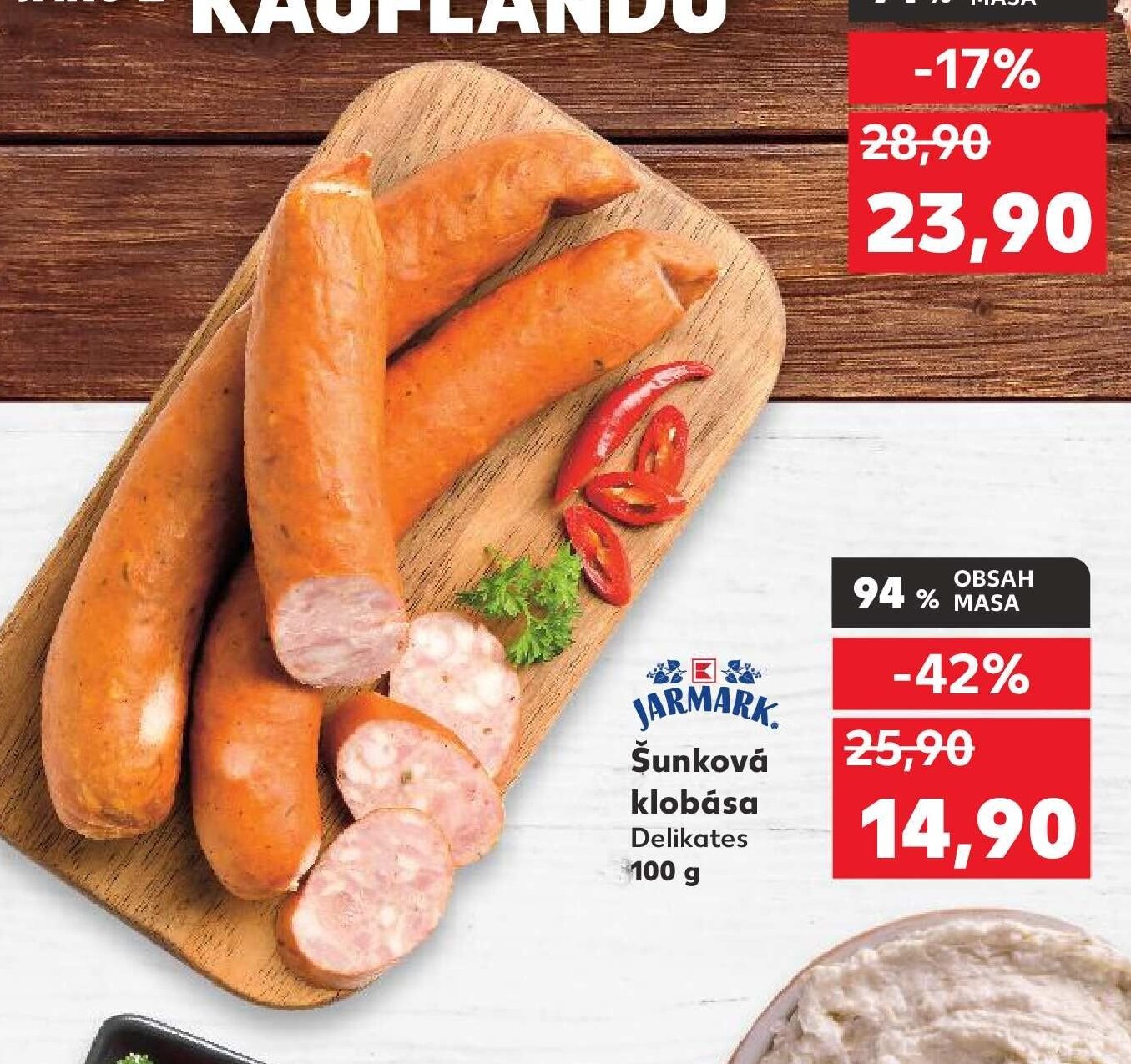 Jarmark Šunková klobása Delikates