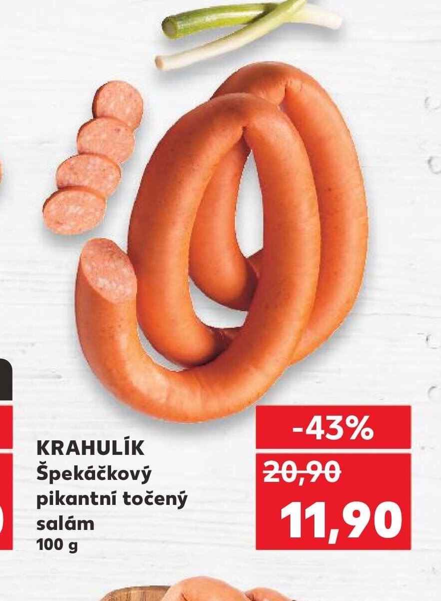 KRAHULÍK Špekáčkový pikantní točený salám 100 g