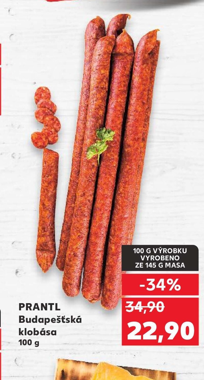 PRANTL Budapešťská klobása 100 g