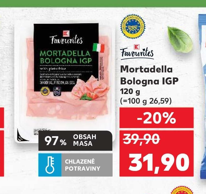 Favourites Mortadella Bologna IGP 120 g