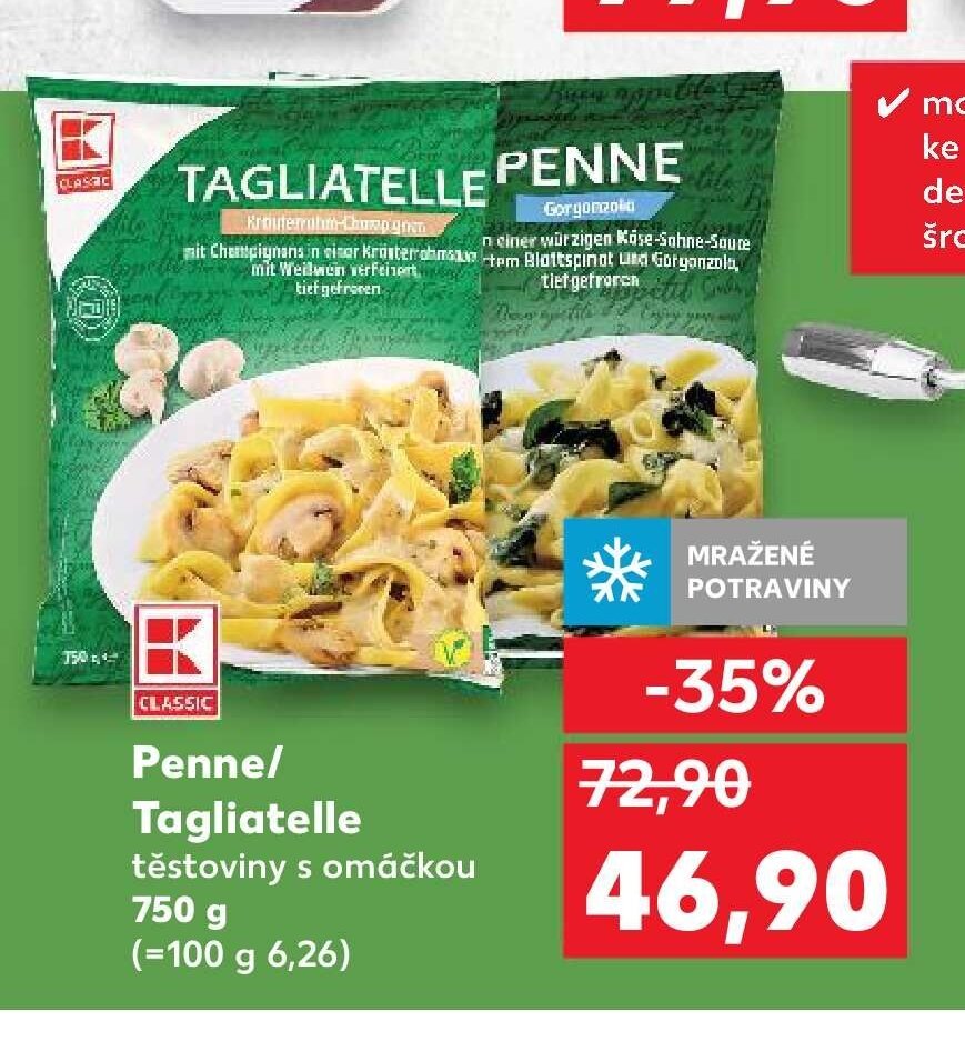 Favourites Penne/Tagliatelle těstoviny s omáčkou 750 g