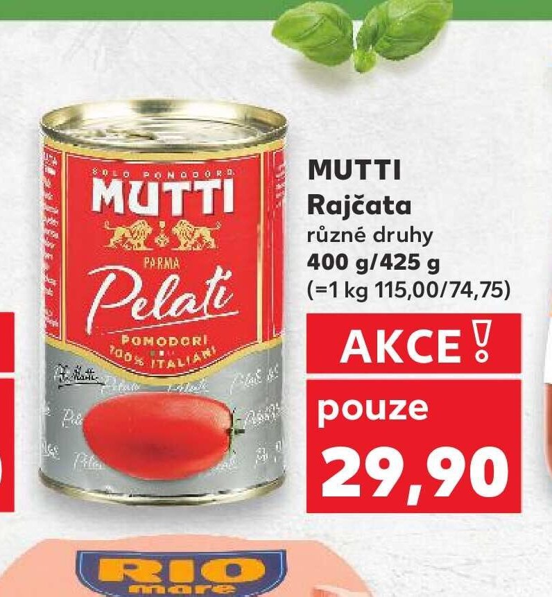 MUTTI Rajčata 400 g/425 g