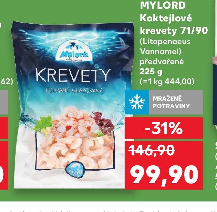 MYLORD Koktejlové krevety 71/90 225 g