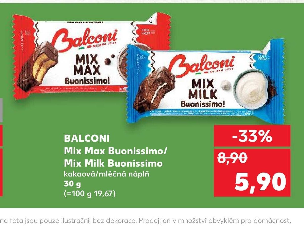 BALCONI Mix Max Buonissimo/Mix Milk Buonissimo 30 g