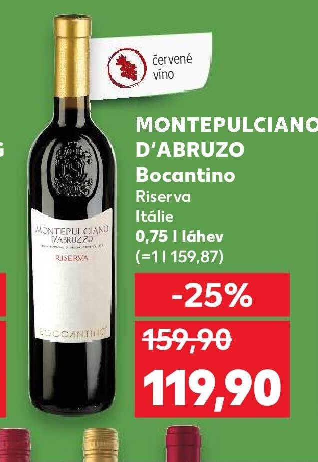 Montepulciano d'Abruzzo Bocantino Riserva