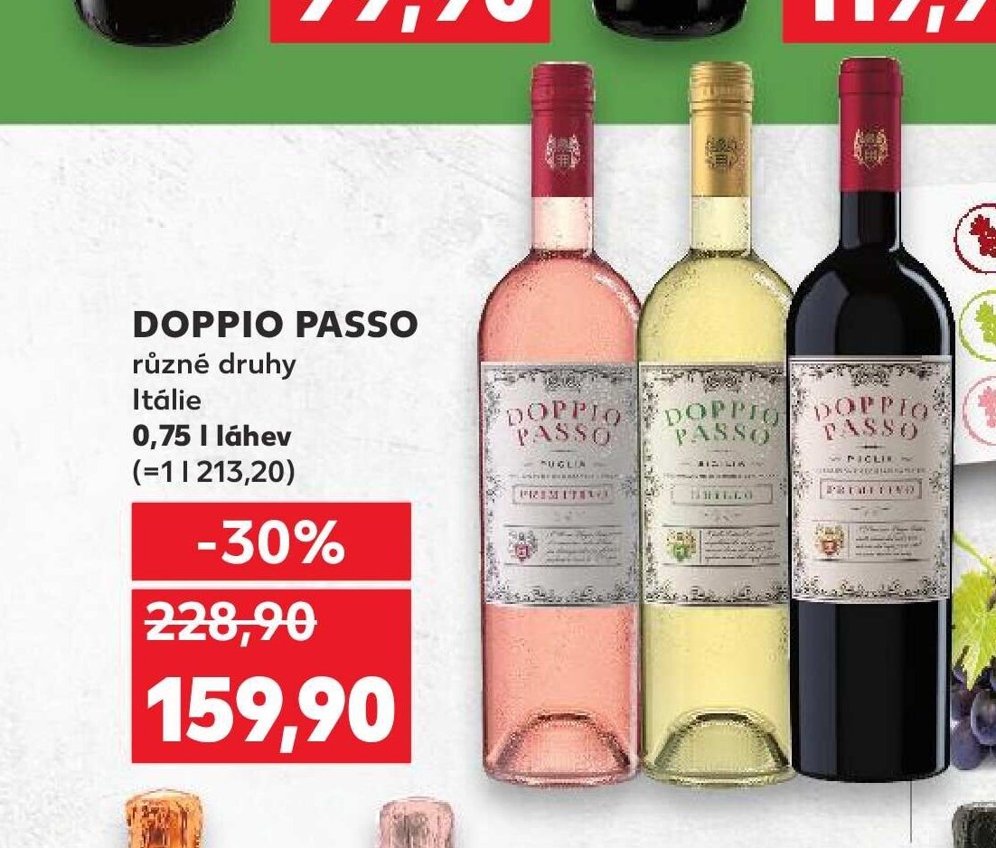 Doppio Passo různé druhy