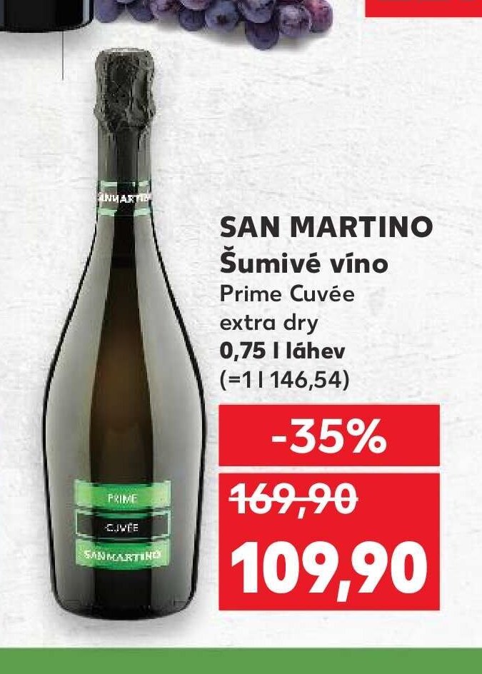 San Martino Šumivé víno Prime Cuvée extra dry