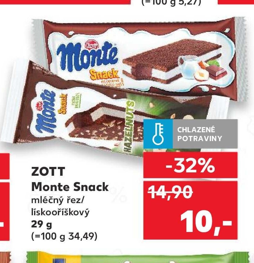 ZOTT Monte Snack