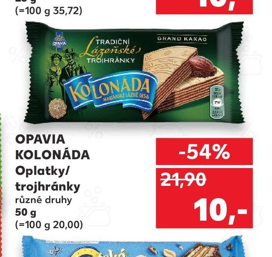 OPAVIA KOLONÁDA Oplatky/trojhránky