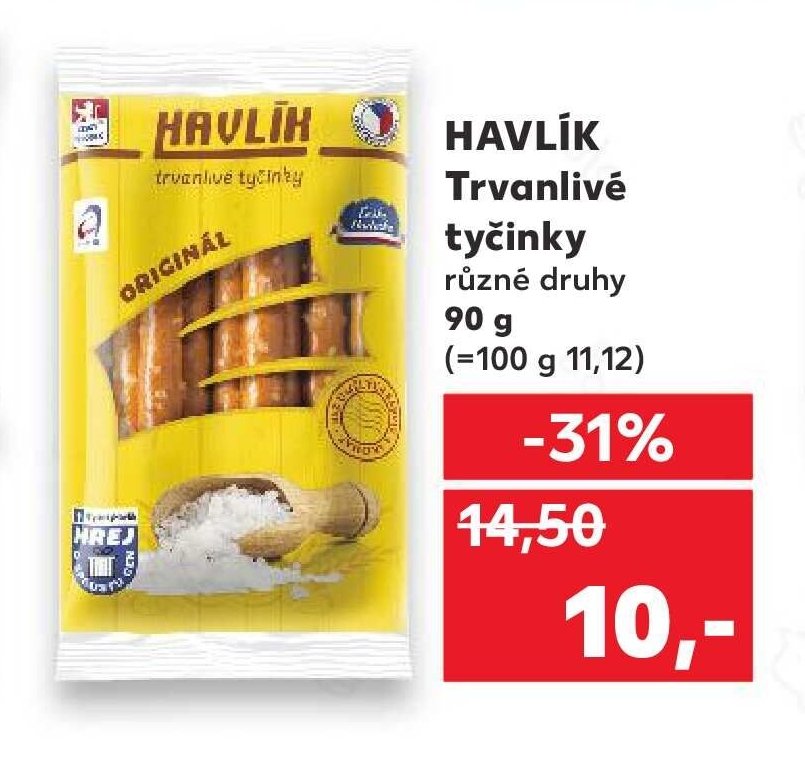 HAVLÍK Trvanlivé tyčinky