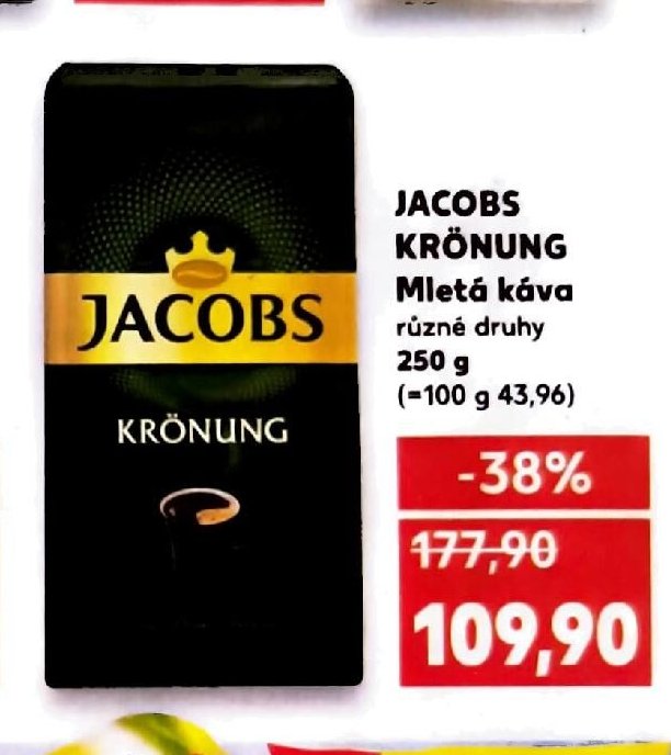 JACOBS KRÖNUNG Mletá káva