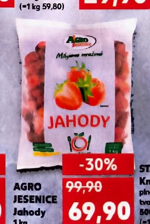 AGRO JESENICE Jahody