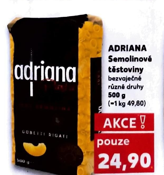 Adriana Semolinové těstoviny
