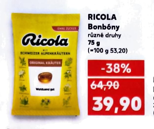 Ricola bonbóny