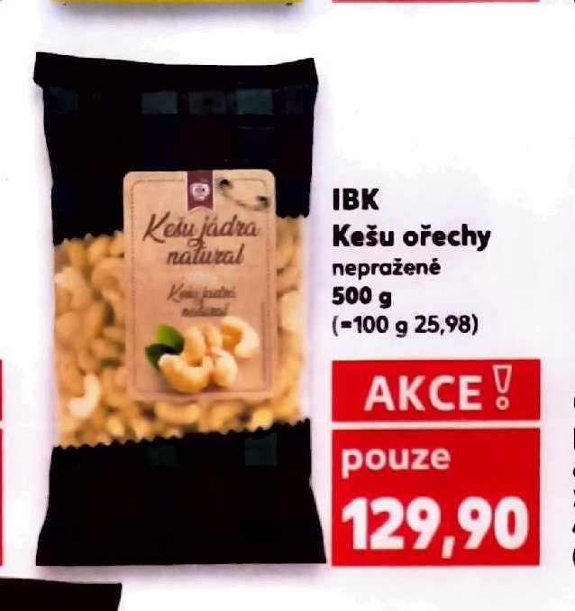 IBK kešu ořechy