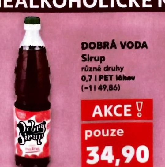 Dobrá Voda sirup