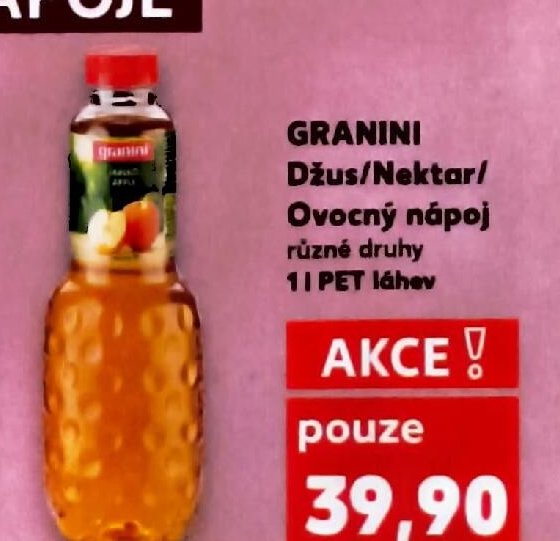 Granini džus/nektar/ovocný nápoj