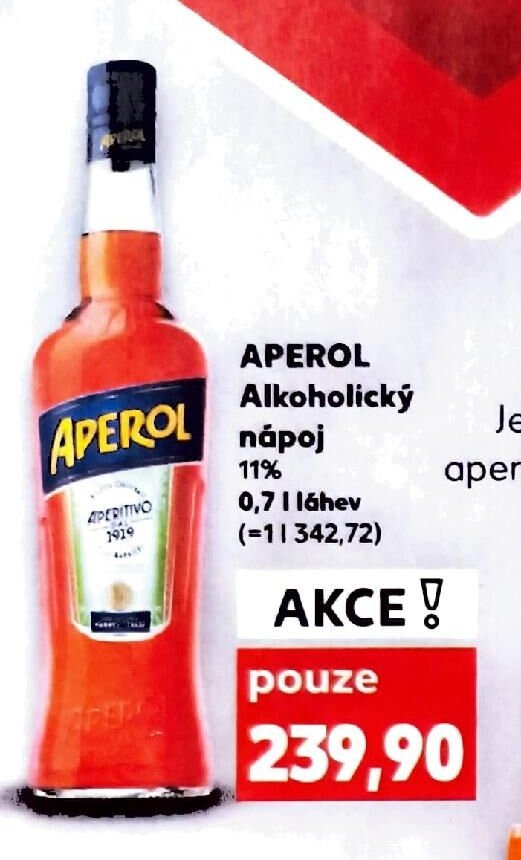 APEROL Alkoholický nápoj - Kaufland akcniletaky.com