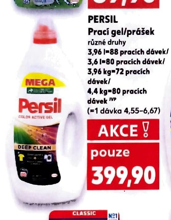 Persil Prací gel/prášek