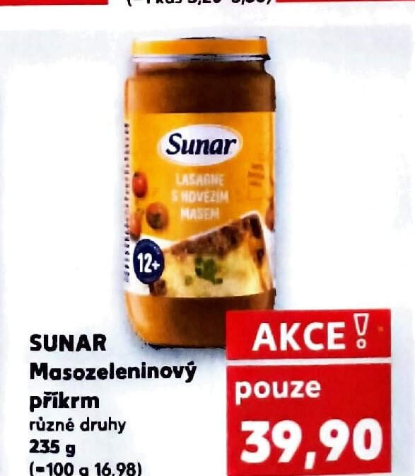 Sunar Masozeleninový příkrm