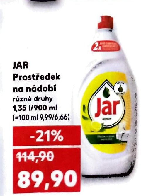 Jar Prostředek na nádobí