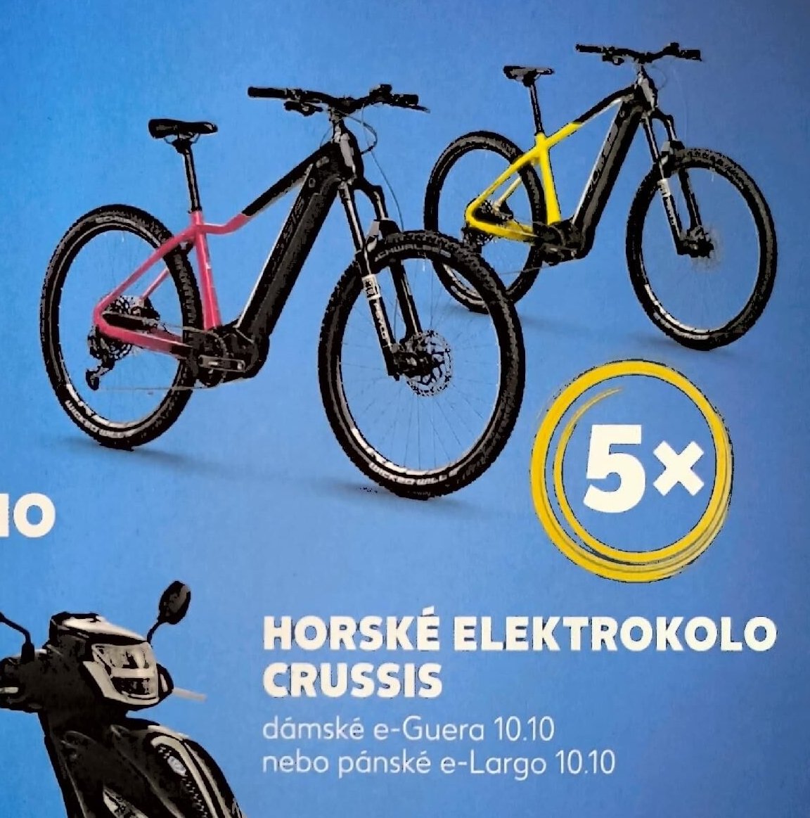 Horské elektrokolo Crussis (dámské e-Guera 10.10 nebo pánské e-Largo 10.10)