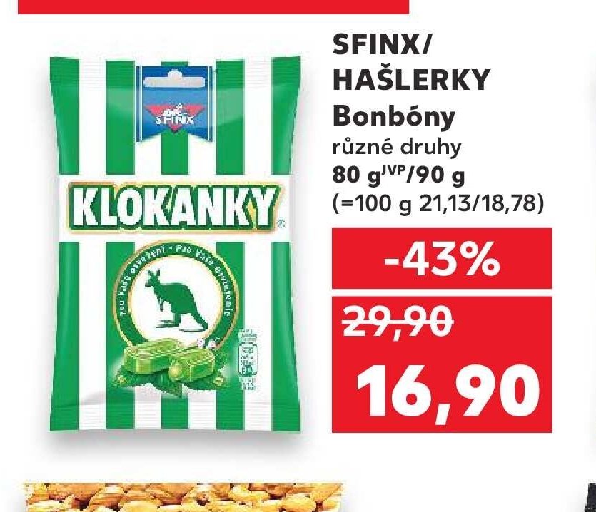 SFINX/HAŠLERKY Bonbóny