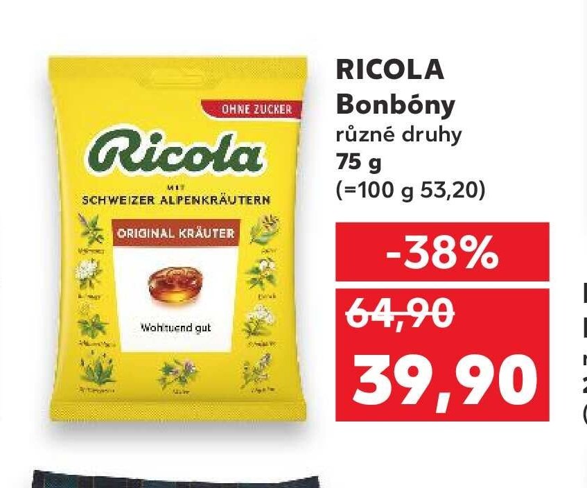 RICOLA Bonbóny