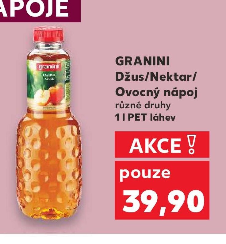 GRANINI Džus/Nektar/Ovocný nápoj