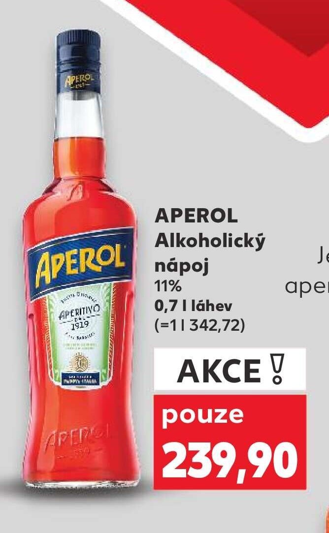 APEROL Alkoholický nápoj