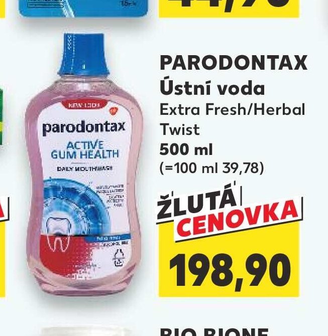PARODONTAX Ústní voda Extra Fresh/Herbal Twist 500 ml
