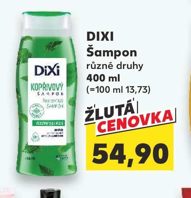 DIXI Šampon různé druhy 400 ml