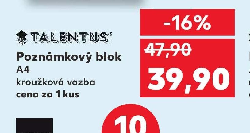 Poznámkový blok A4 kroužková vazba
