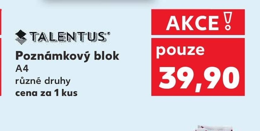 Poznámkový blok A4