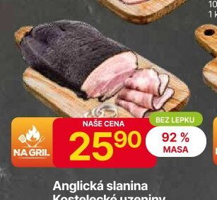 Anglická slanina Kostelecké uzeniny