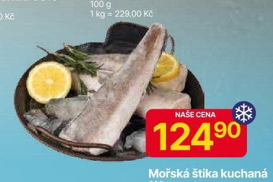 Mořská štika kuchaná